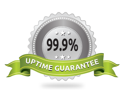 Fiabilidade de tempo de uptime do servidor de 99.9%